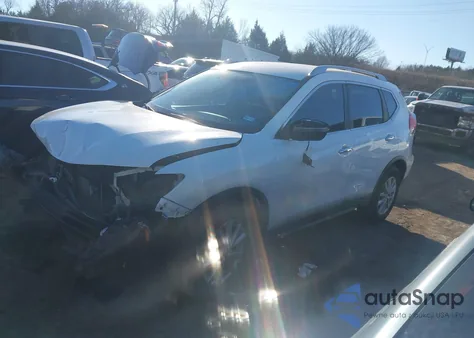 2017 Nissan Rogue S из США, поврежденный, VIN KNMAT2MTXHP612673